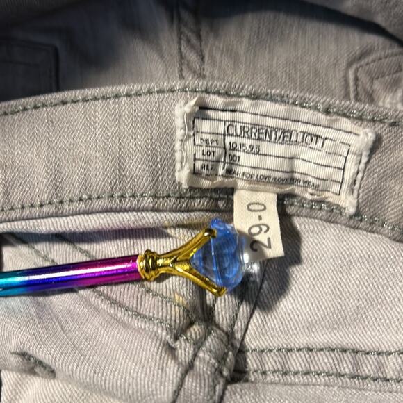 Current/Elliott The Stiletto Eighties Gray Dillon Ankle Jeans - Picture 6 of 9